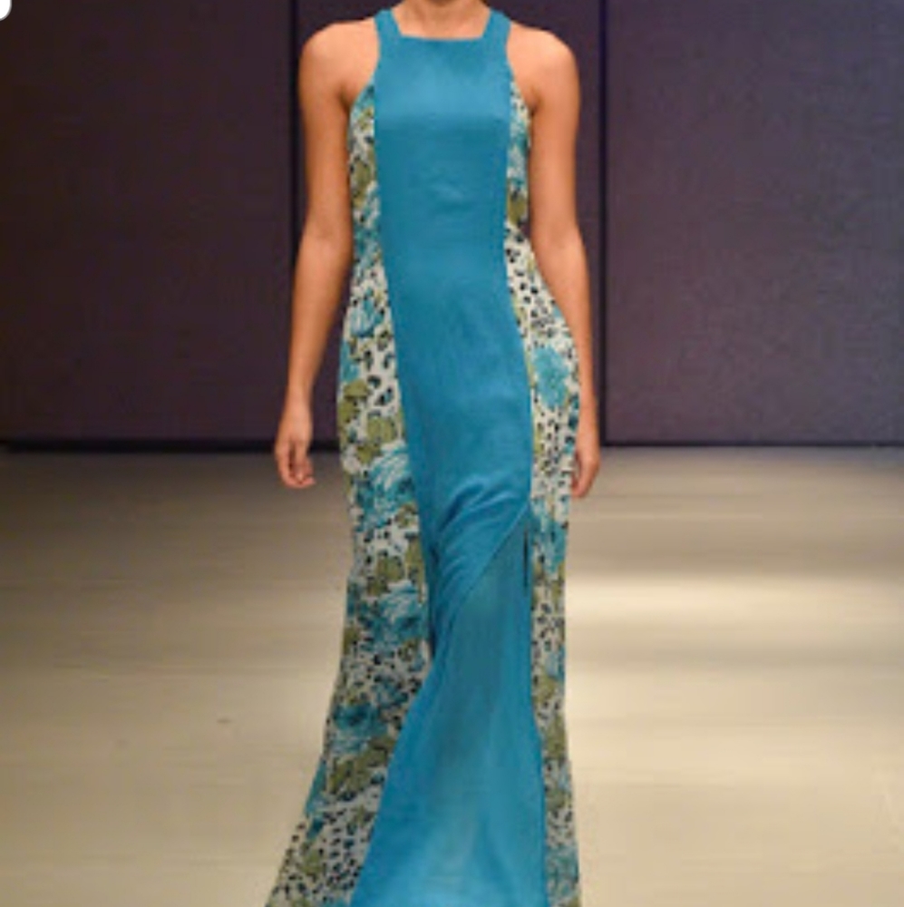 Gorgeus italian silk Animal print Dress